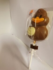 Bunny de paaslolly in melkchocolade
